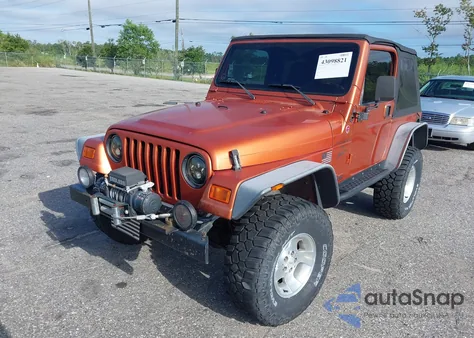 2001 Jeep Wrangler Sport from USA, damaged, VIN 1J4FA49S91P316180